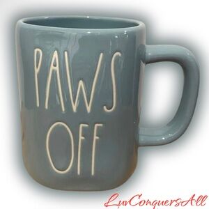 Rae Dunn PAWS OFF Mug